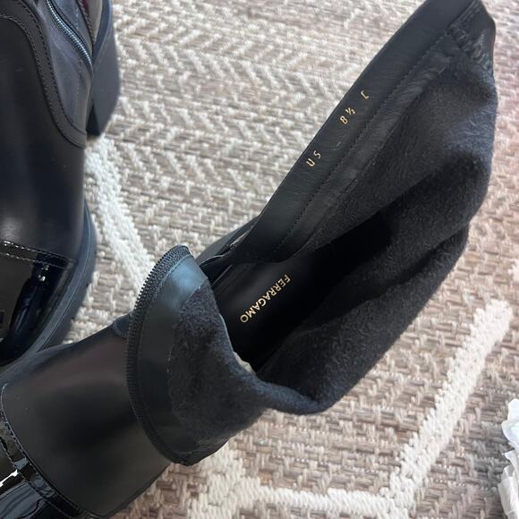 Ferragamo Selyna 55 Boot Sz 8.5 - Picture 9 of 12